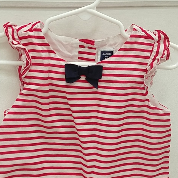 Janie and Jack red, white, and blue dress - Picture 2 of 3